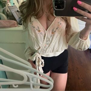 American eagle cross top